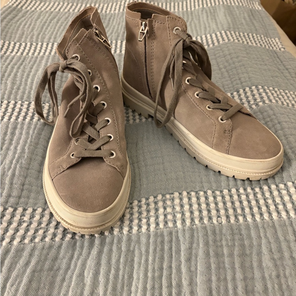 Dolce Vita Taupe Ankle Boots